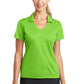 Nike Ladies Dri-FIT Vertical Mesh Polo. 637165