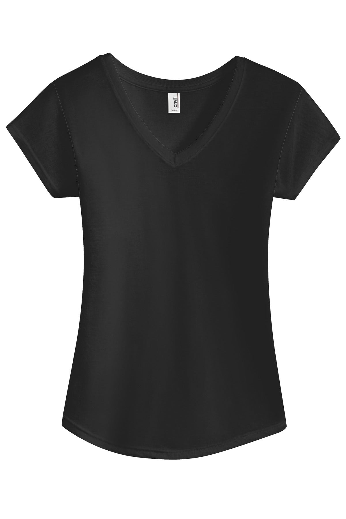 Anvil Ladies Tri-Blend V-Neck Tee 6750VL