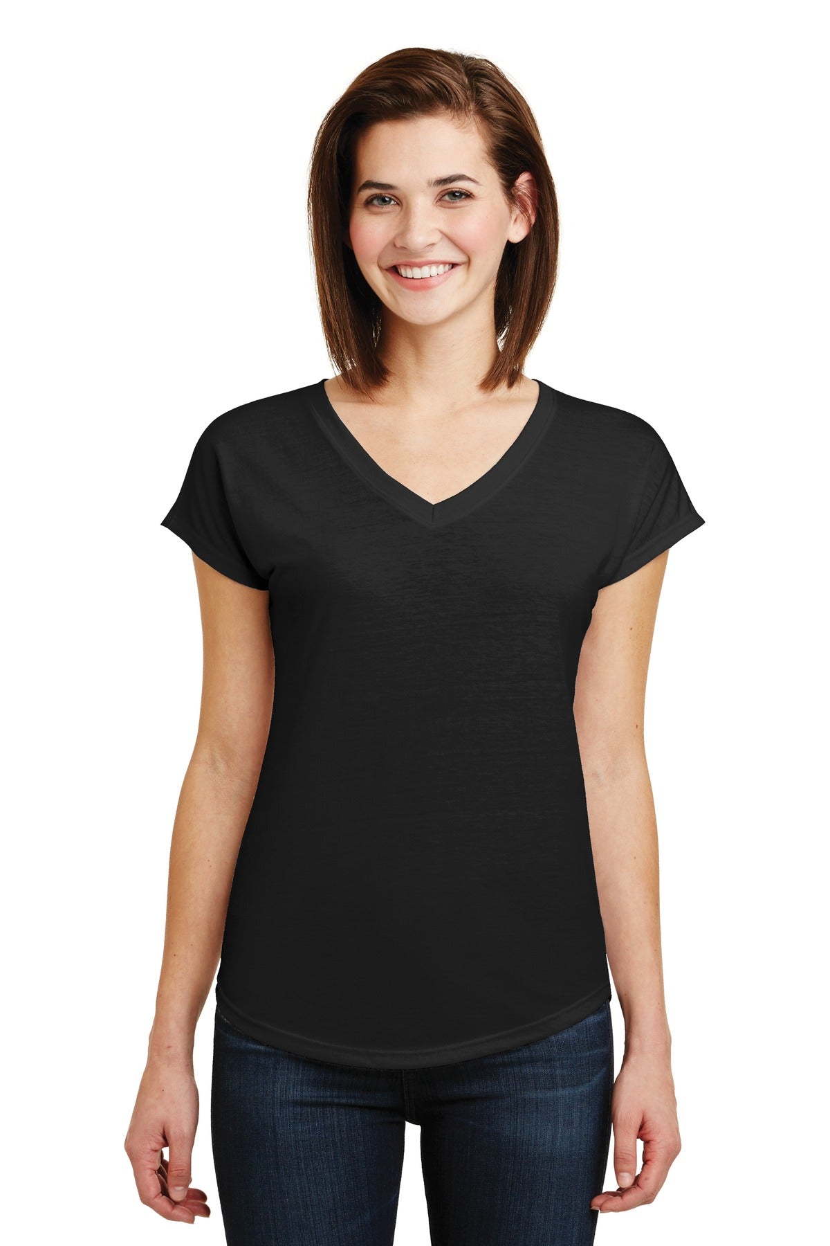 Anvil Ladies Tri-Blend V-Neck Tee 6750VL