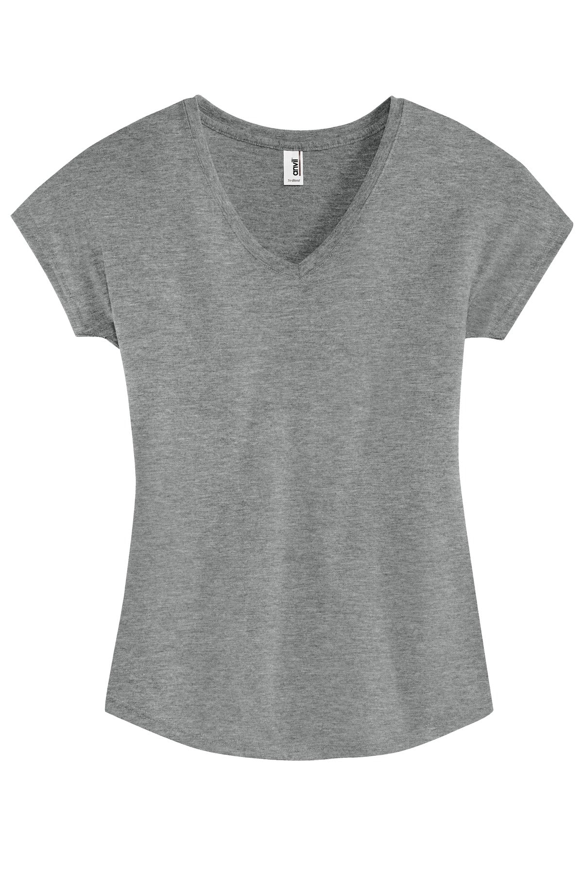 Anvil Ladies Tri-Blend V-Neck Tee 6750VL