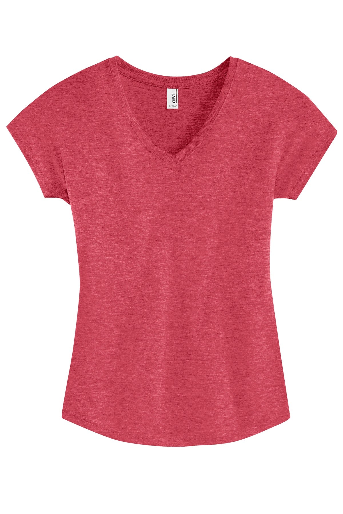 Anvil Ladies Tri-Blend V-Neck Tee 6750VL