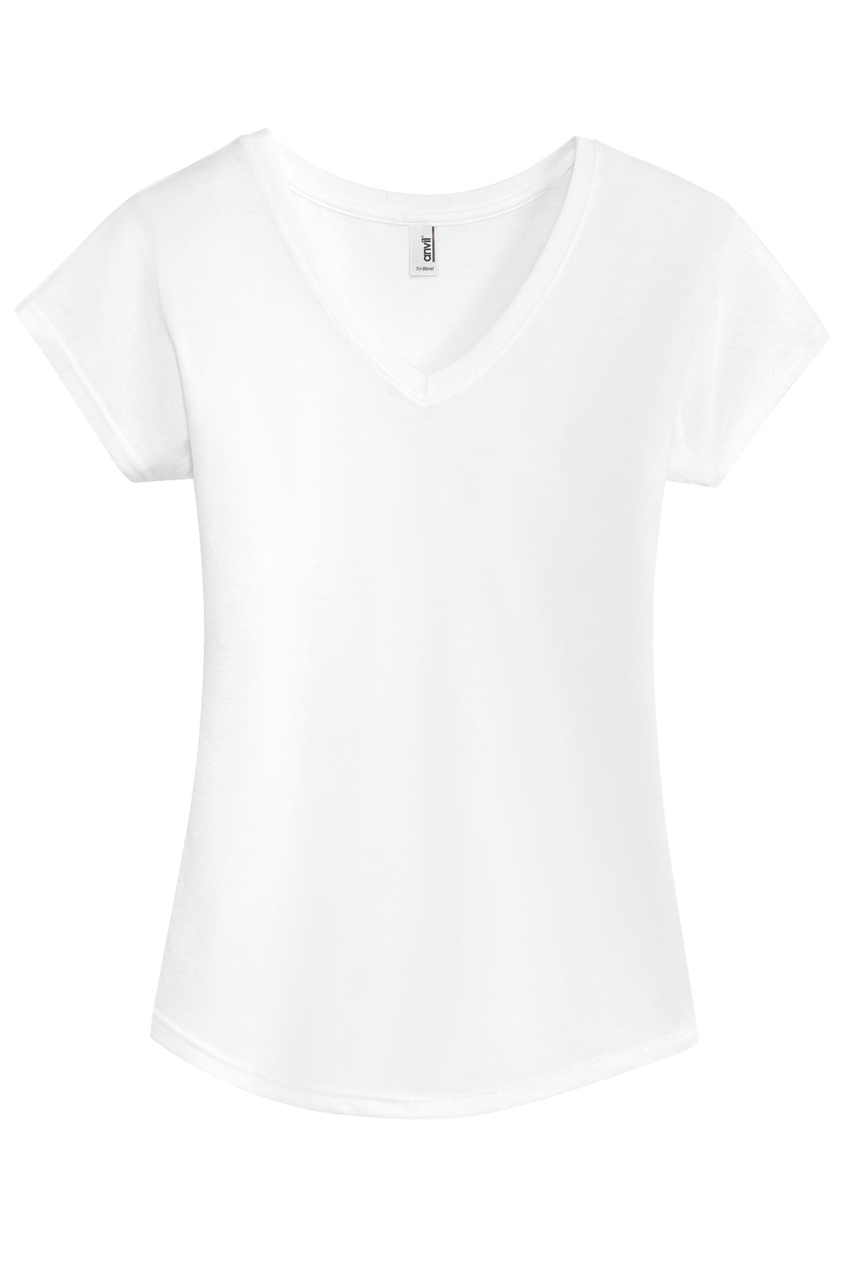 Anvil Ladies Tri-Blend V-Neck Tee 6750VL