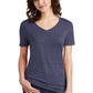JERZEES  Ladies Snow Heather Jersey V-Neck T-Shirt 88WV
