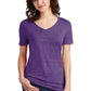 JERZEES  Ladies Snow Heather Jersey V-Neck T-Shirt 88WV
