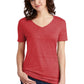 JERZEES  Ladies Snow Heather Jersey V-Neck T-Shirt 88WV