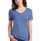 JERZEES  Ladies Snow Heather Jersey V-Neck T-Shirt 88WV