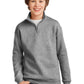 JERZEES Youth NuBlend 1/4-Zip Cadet Collar Sweatshirt. 995Y