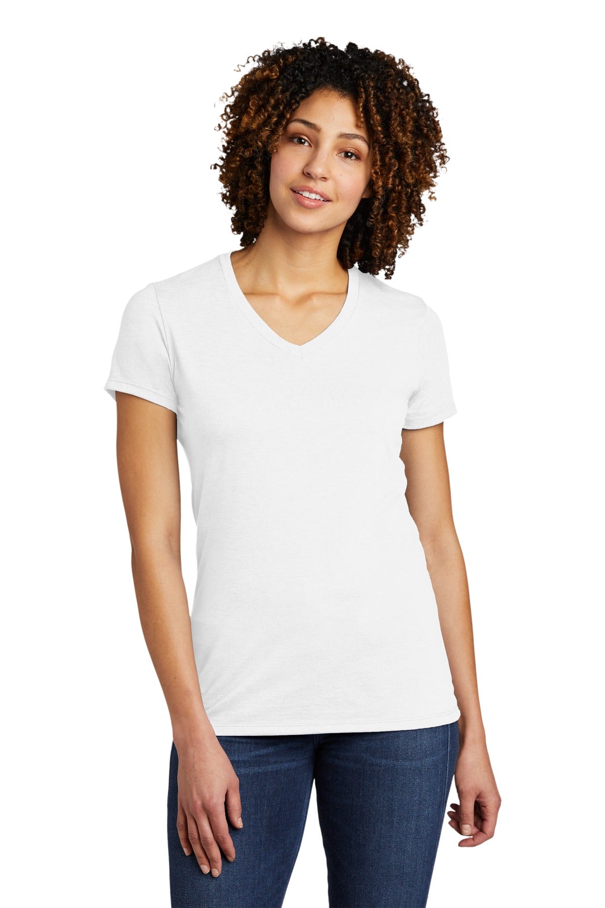 Allmade - Women's Tri-Blend V-Neck Tee AL2018