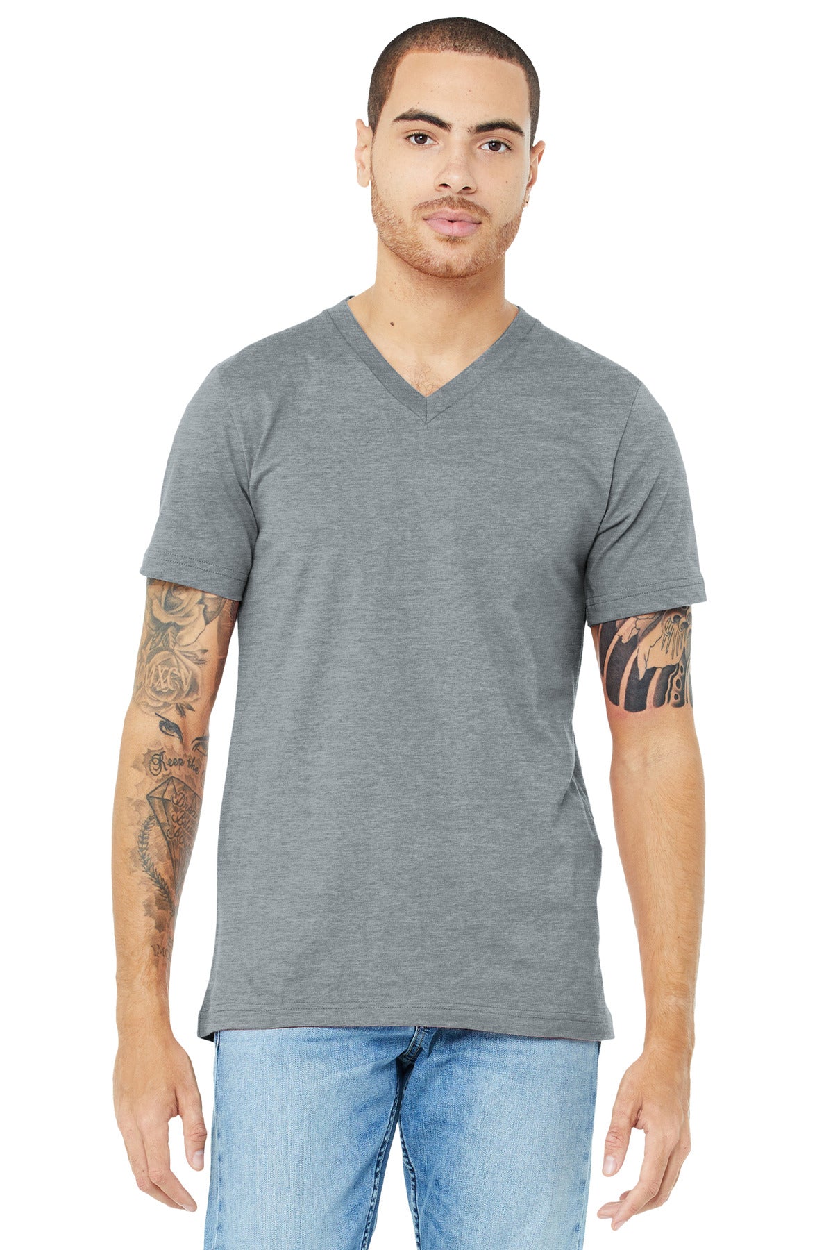 BELLA+CANVAS Unisex Jersey Short Sleeve V-Neck Tee BC3005