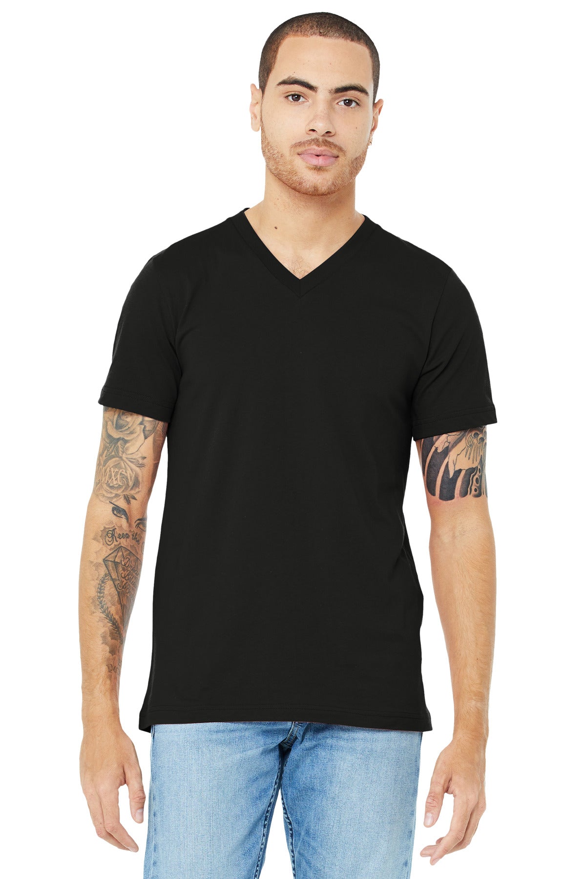 BELLA+CANVAS Unisex Jersey Short Sleeve V-Neck Tee BC3005