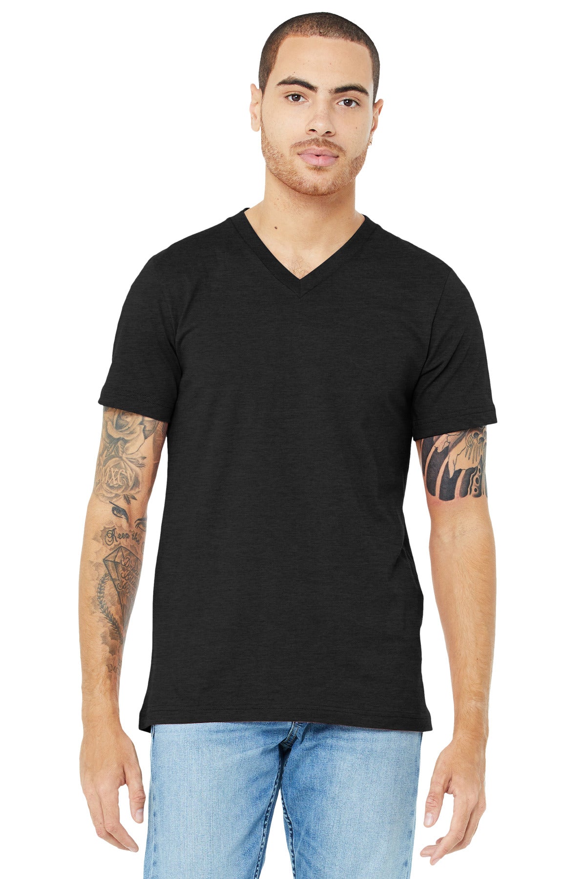 BELLA+CANVAS Unisex Jersey Short Sleeve V-Neck Tee BC3005