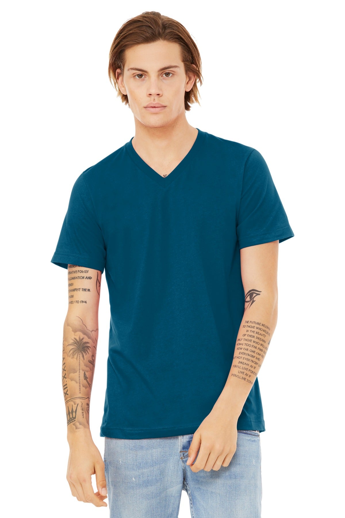 BELLA+CANVAS Unisex Jersey Short Sleeve V-Neck Tee BC3005