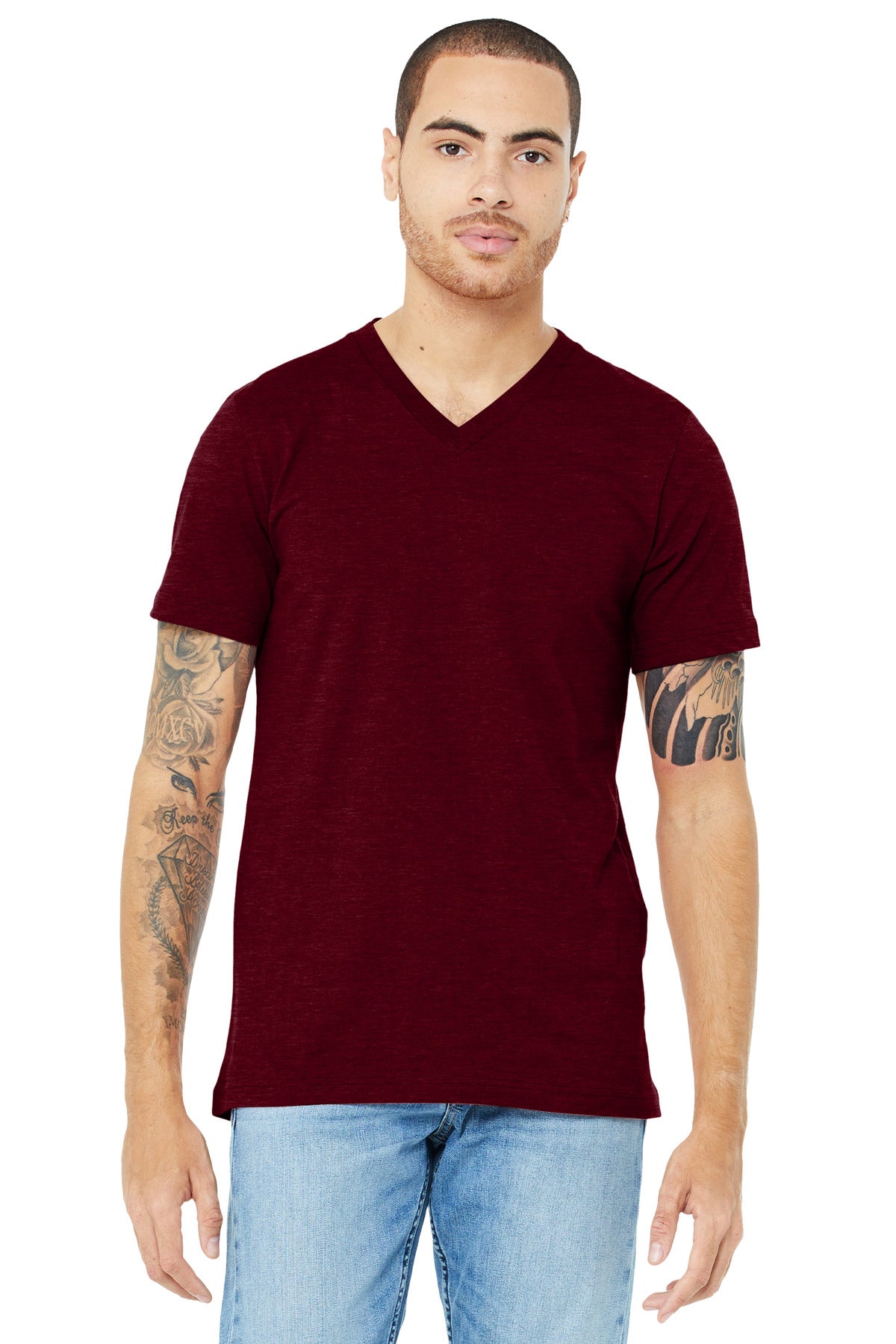 BELLA+CANVAS Unisex Jersey Short Sleeve V-Neck Tee BC3005