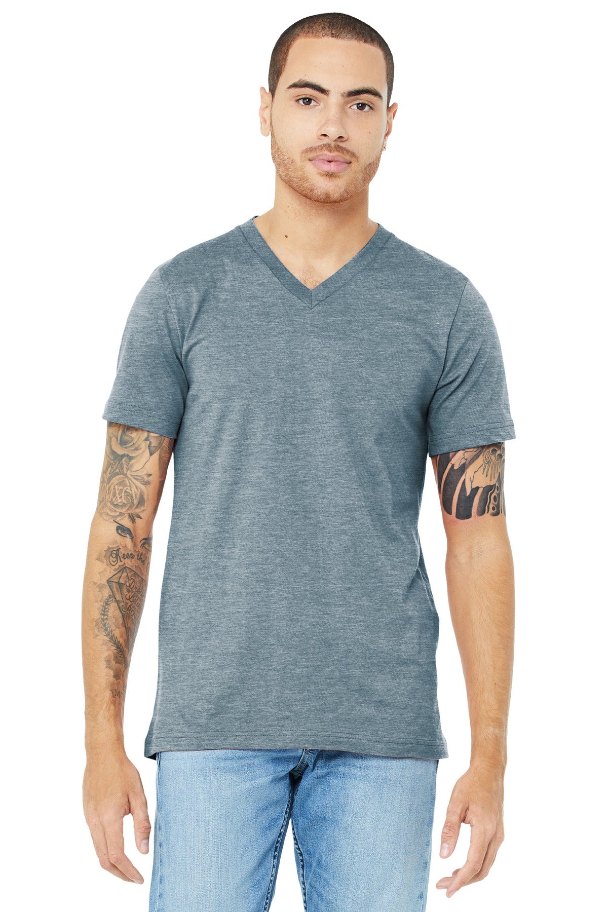 BELLA+CANVAS Unisex Jersey Short Sleeve V-Neck Tee BC3005