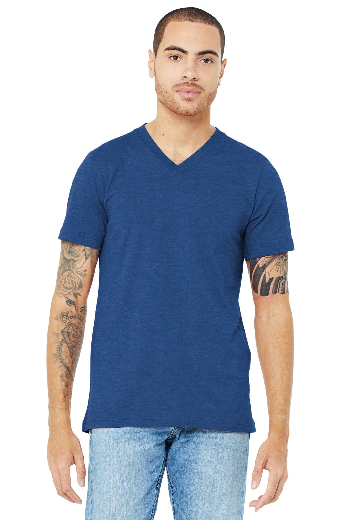 BELLA+CANVAS Unisex Jersey Short Sleeve V-Neck Tee BC3005