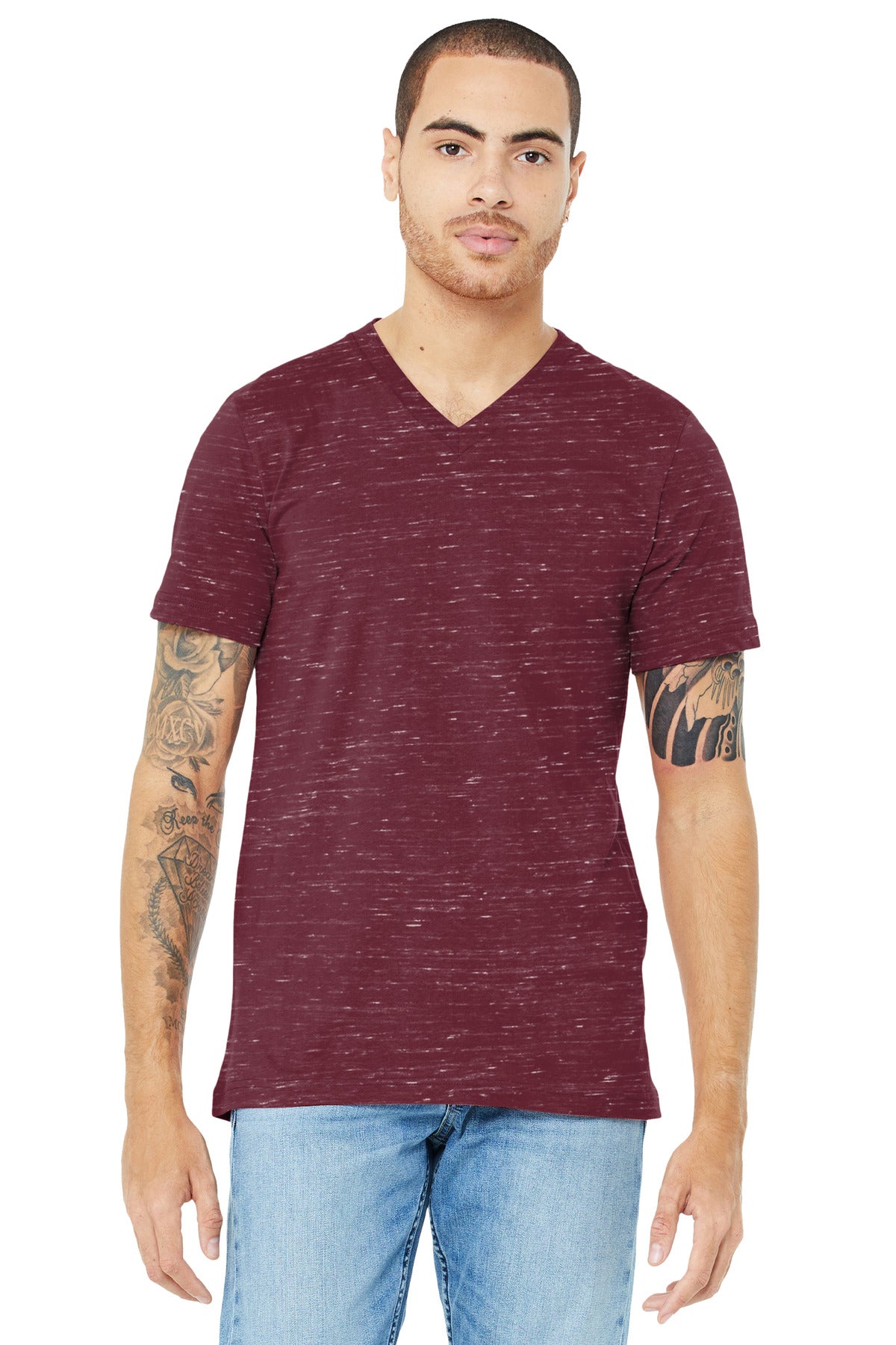 BELLA+CANVAS Unisex Jersey Short Sleeve V-Neck Tee BC3005