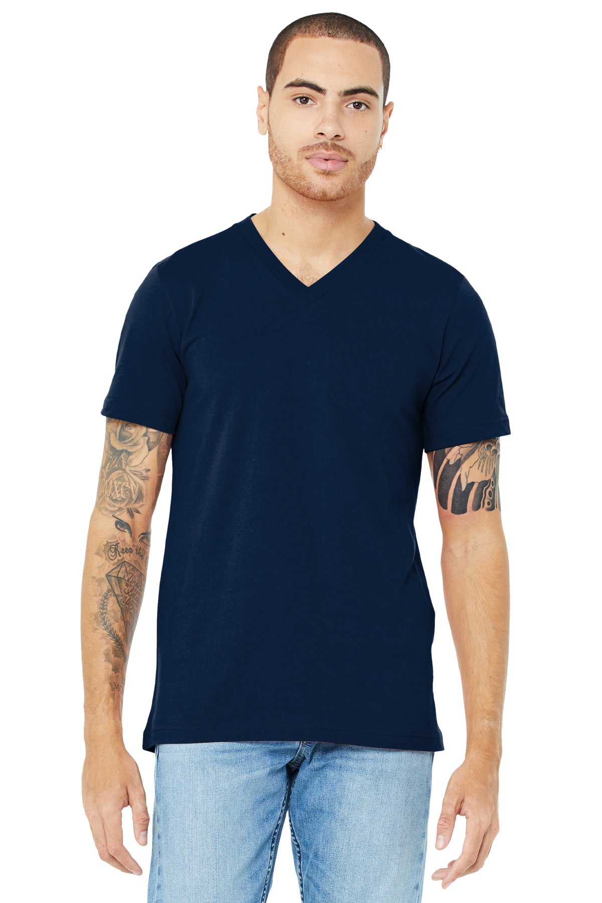 BELLA+CANVAS Unisex Jersey Short Sleeve V-Neck Tee BC3005