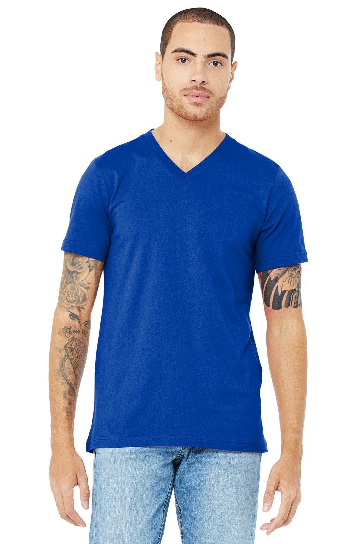 BELLA+CANVAS Unisex Jersey Short Sleeve V-Neck Tee BC3005