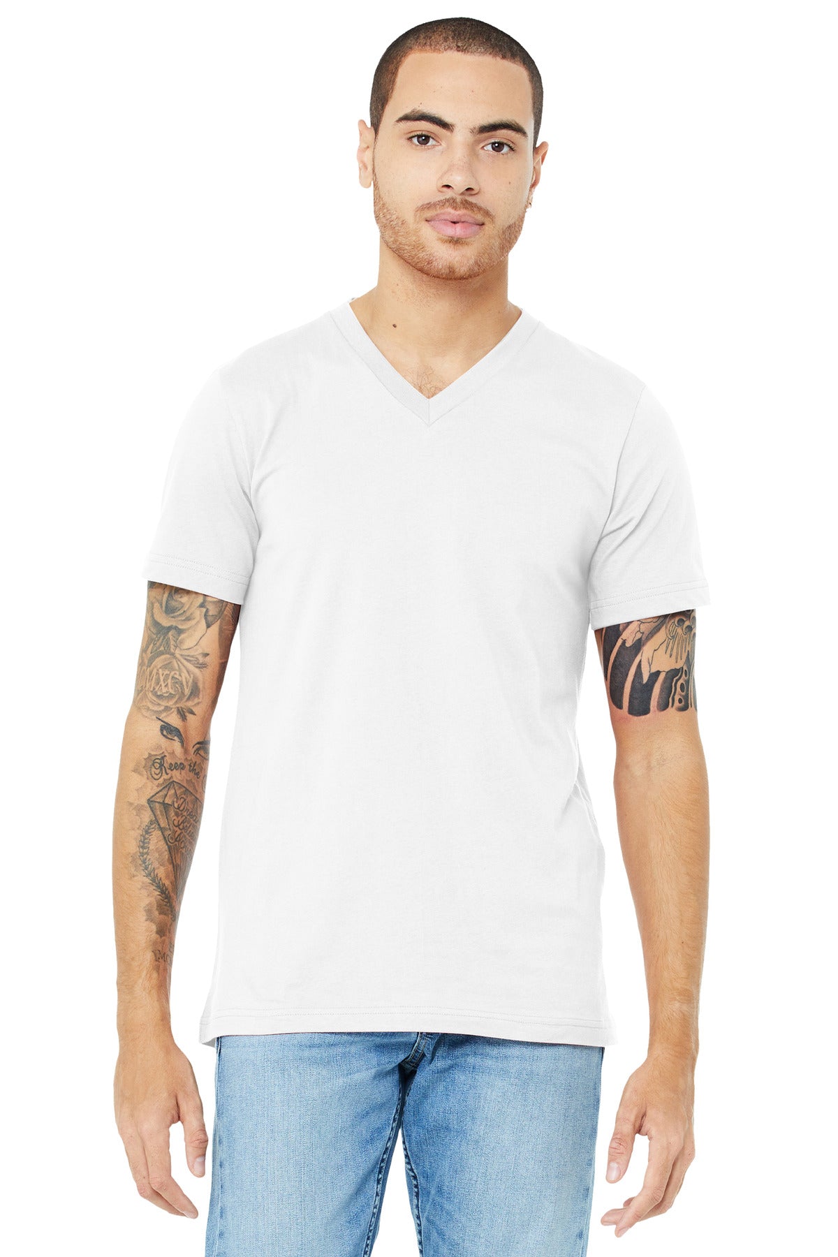 BELLA+CANVAS Unisex Jersey Short Sleeve V-Neck Tee BC3005