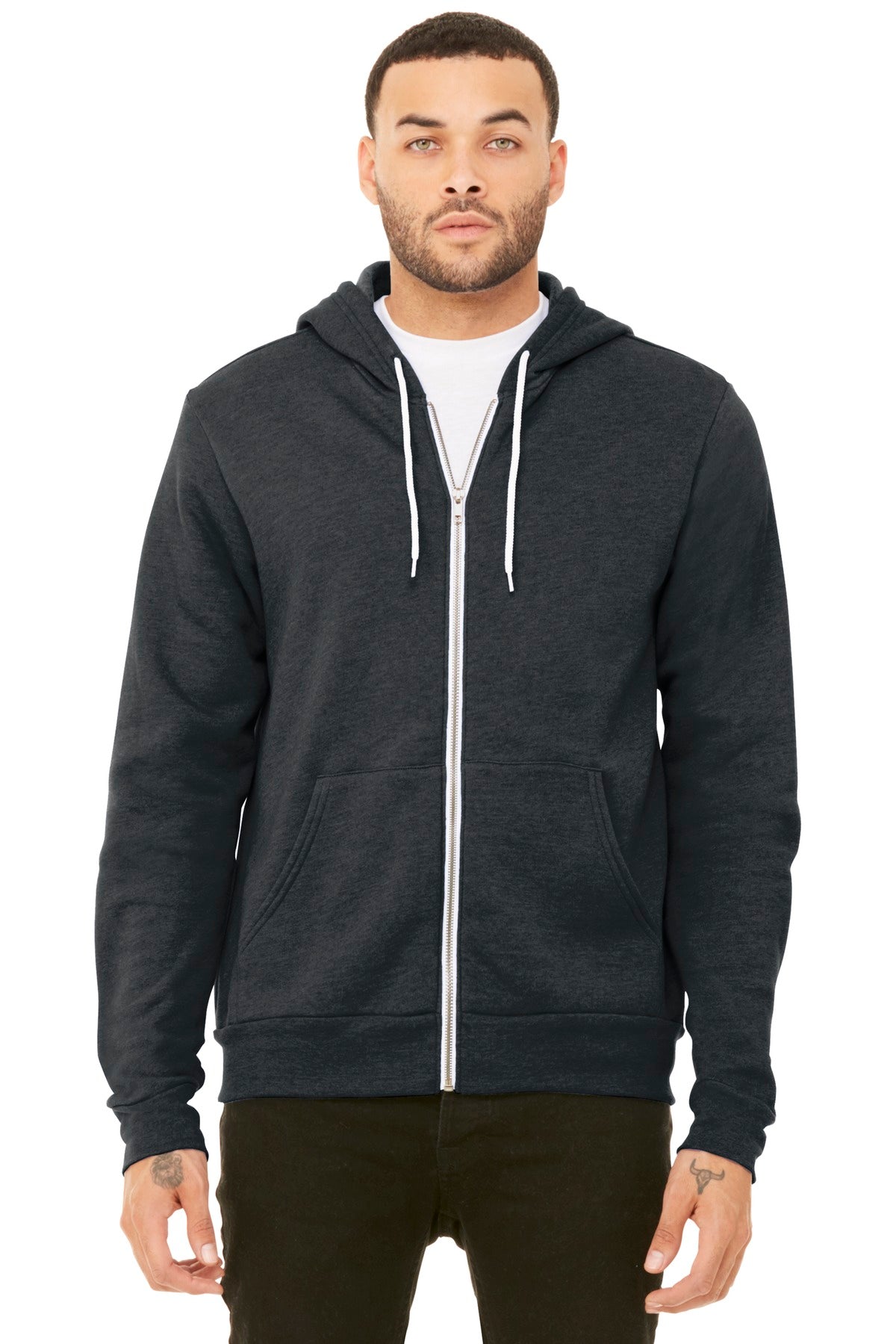 BELLA+CANVAS Unisex Sponge Fleece Full-Zip Hoodie BC3739