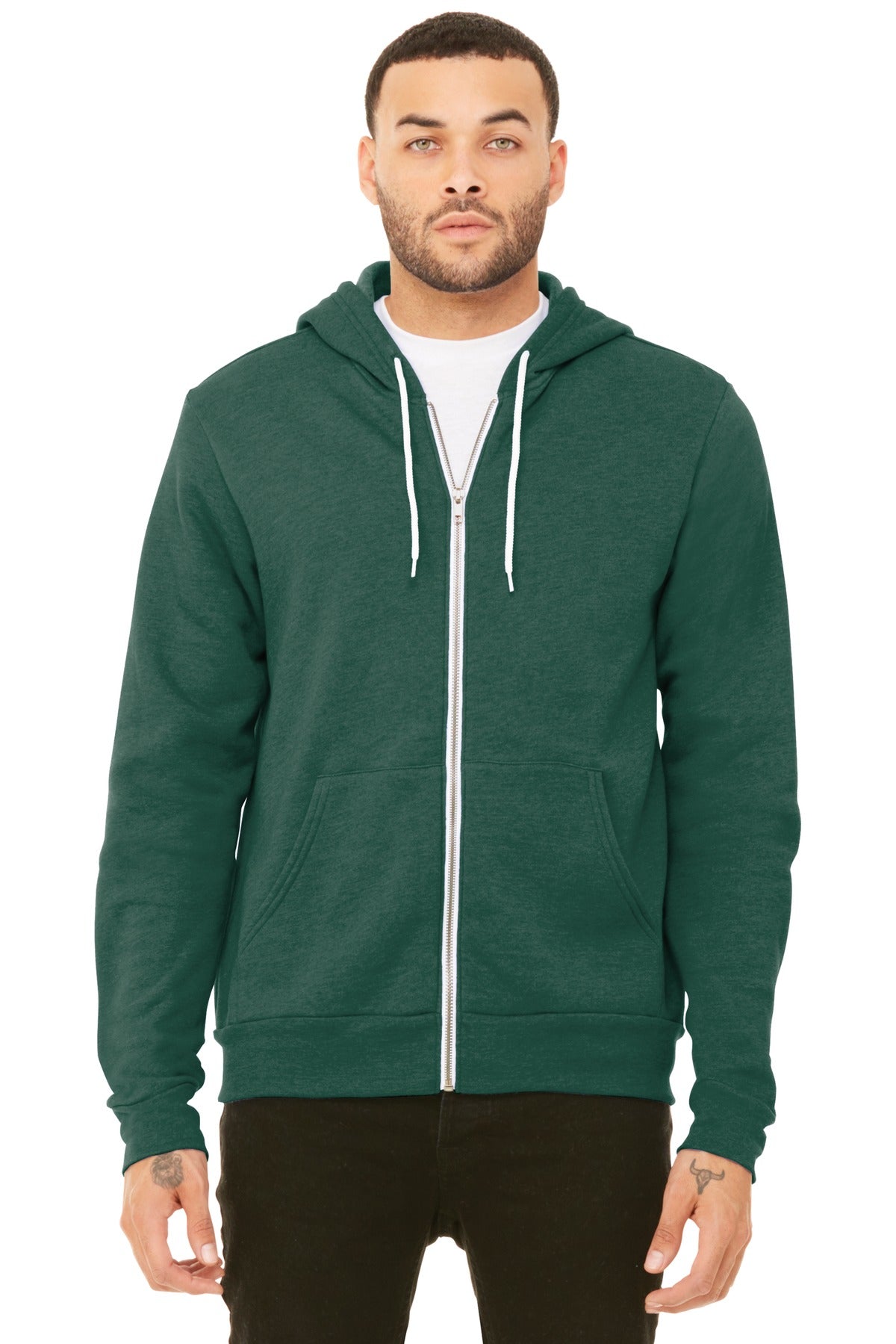 BELLA+CANVAS Unisex Sponge Fleece Full-Zip Hoodie BC3739
