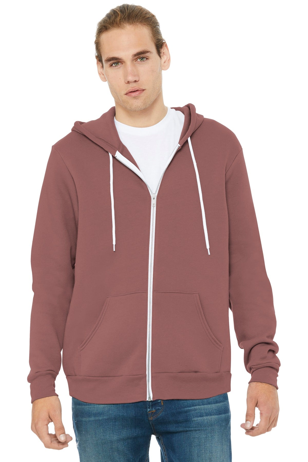 BELLA+CANVAS Unisex Sponge Fleece Full-Zip Hoodie BC3739