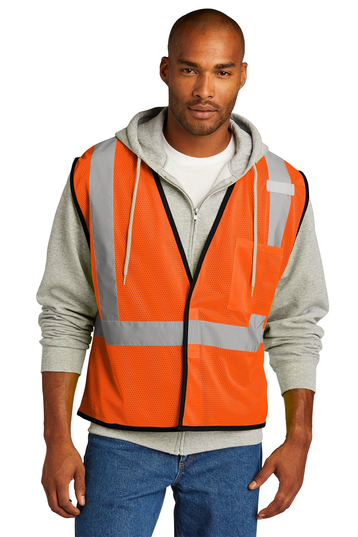 CornerStone ANSI 107 Class 2 Economy Mesh One-Pocket Vest CSV100