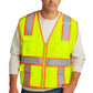 CornerStone  ANSI 107 Class 2 Surveyor Zippered Two-Tone Vest. CSV105