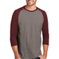 District  Perfect Tri 3/4-Sleeve Raglan. DM136