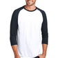 District  Perfect Tri 3/4-Sleeve Raglan. DM136