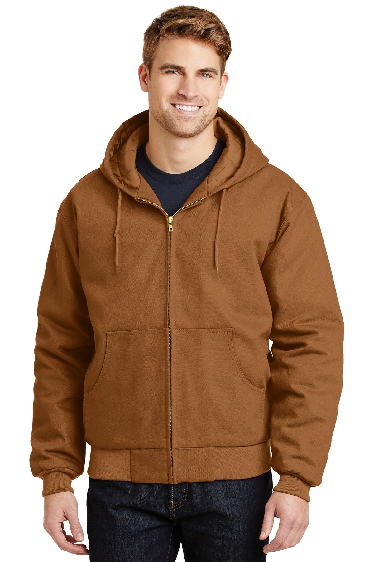 CornerStone  Duck Cloth Hooded Work Jacket  J763H