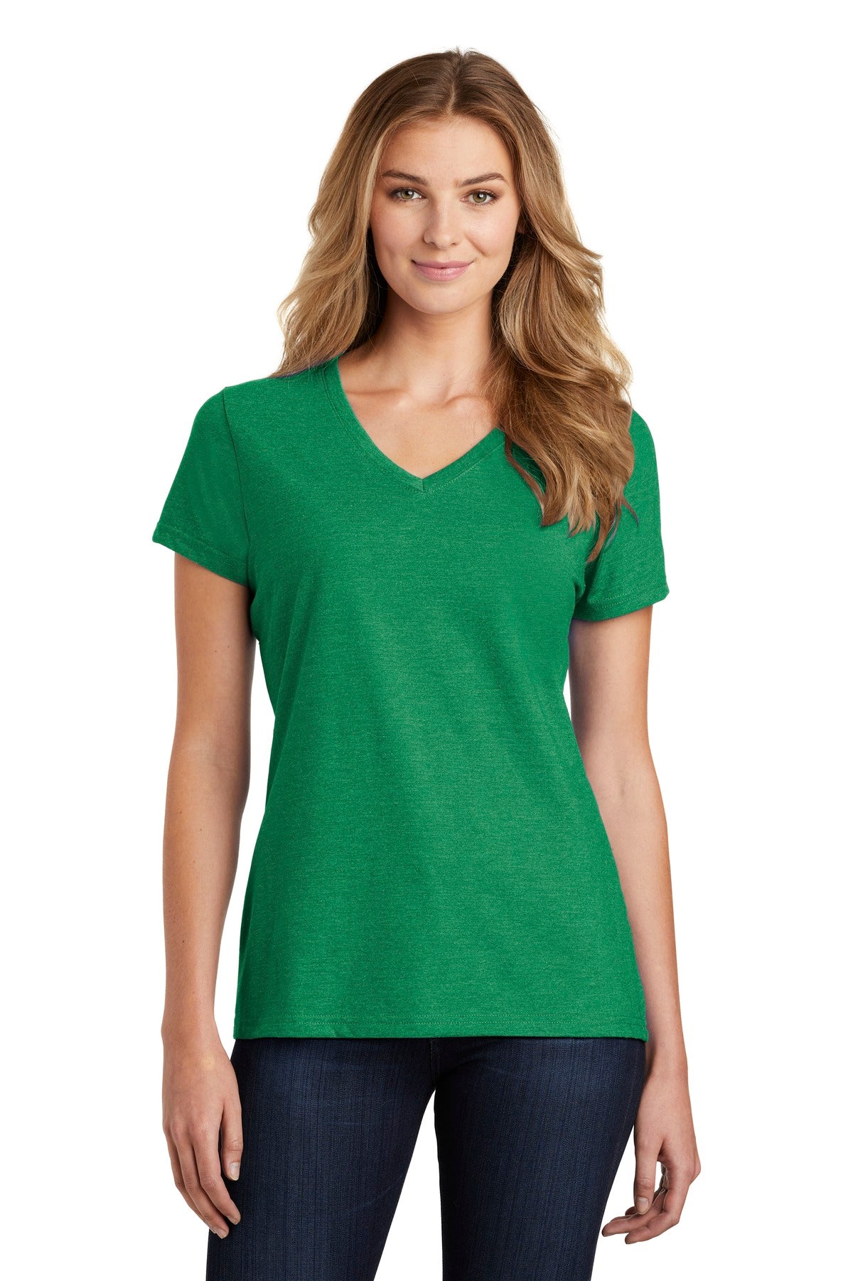 Port & Company  Ladies Fan Favorite  Blend V-Neck Tee. LPC455V