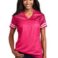 Sport-Tek Ladies PosiCharge RacerMesh V-Neck Tee. LST340