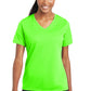 Sport-Tek Ladies PosiCharge RacerMesh V-Neck Tee. LST340