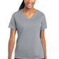 Sport-Tek Ladies PosiCharge RacerMesh V-Neck Tee. LST340