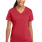 Sport-Tek Ladies PosiCharge RacerMesh V-Neck Tee. LST340