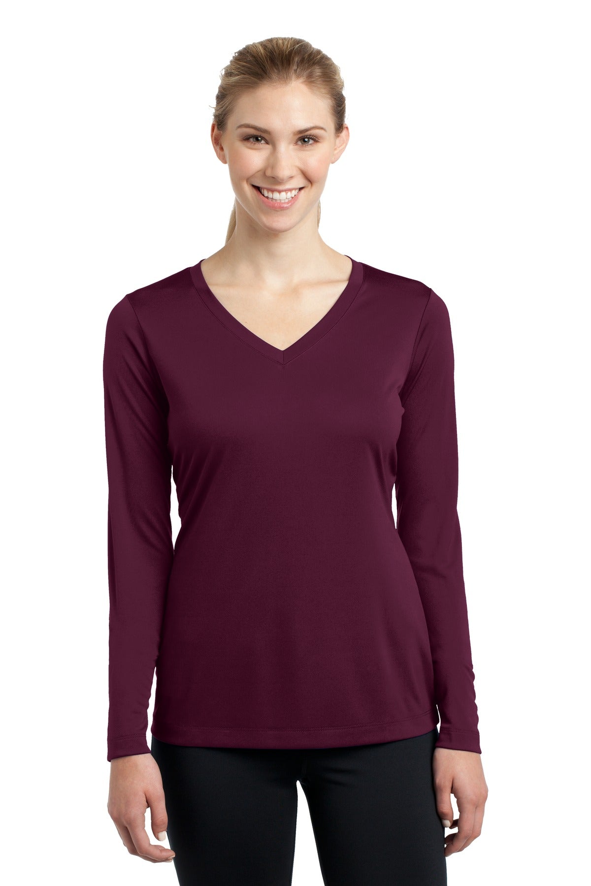 Sport-Tek Long Sleeve PosiCharge Competitor V-Neck LST353LS