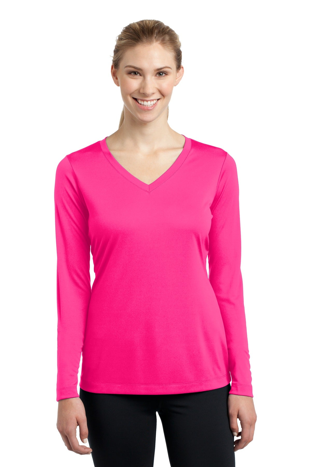 Sport-Tek Long Sleeve PosiCharge Competitor V-Neck LST353LS