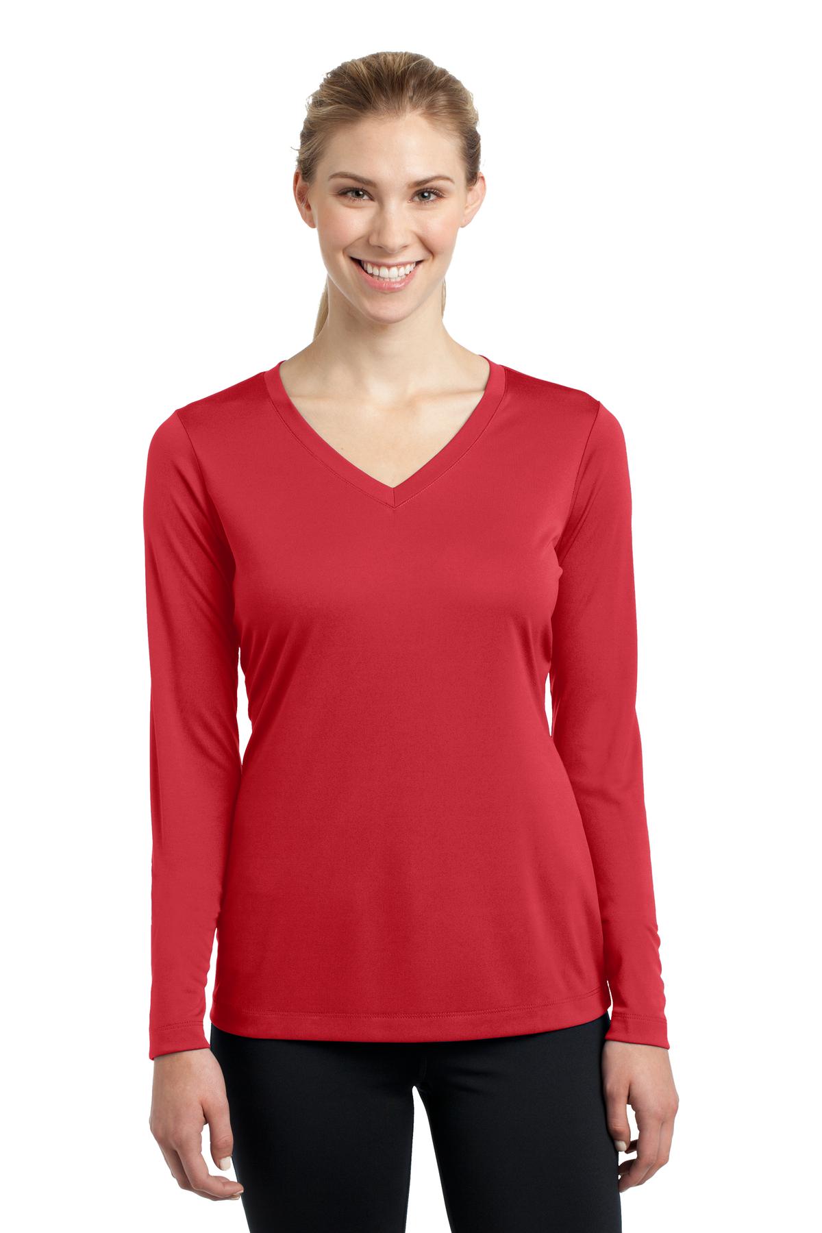 Sport-Tek Long Sleeve PosiCharge Competitor V-Neck LST353LS