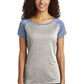 Sport-Tek  Ladies Heather-On-Heather Contender  Scoop Neck Tee. LST362