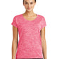 Sport-Tek Ladies PosiCharge Electric Heather Sporty Tee. LST390
