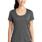 Sport-Tek  Ladies Posi-UV Pro Scoop Neck Tee. LST420