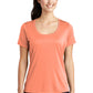 Sport-Tek  Ladies Posi-UV Pro Scoop Neck Tee. LST420
