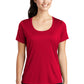 Sport-Tek  Ladies Posi-UV Pro Scoop Neck Tee. LST420