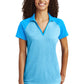 Sport-Tek  Ladies PosiCharge  RacerMesh  Raglan Heather Block Polo. LST641