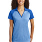 Sport-Tek  Ladies PosiCharge  RacerMesh  Raglan Heather Block Polo. LST641