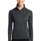 Sport-Tek Ladies Sport-Wick Stretch 1/2-Zip Pullover. LST850