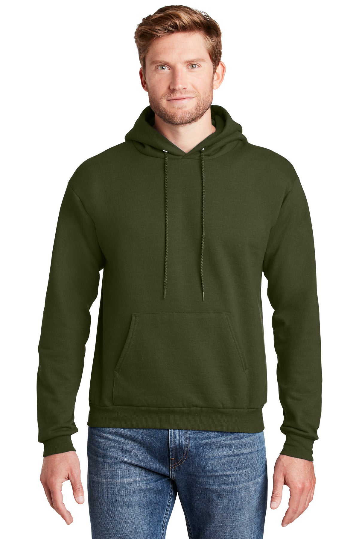 Hanes EcoSmart  - Pullover Hooded Sweatshirt.  P170