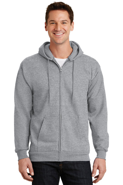Port & Company -  Essential Fleece Full-Zip Hooded Sweatshirt.  PC90ZH