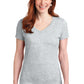Hanes Ladies Perfect-T Cotton V-Neck T-Shirt. S04V